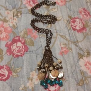Beaded Tassel Necklace